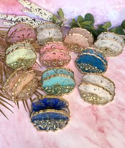 ACERCA DE LA CALIDAD SOPORTE DE TEJIDO DE RESINA ATRACTIVO DECORATIVO Soporte de pañuelos hecho a mano para comedor Uso en la cocina Caja de almacenamiento de servilletas - Product Image 3