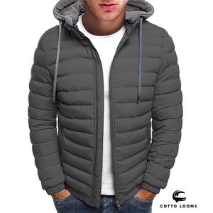 Nueva chaqueta acolchada cálida con capucha de moda de alta demanda para hombre personalizada ligera OEM ODM moda Premium 2025 prendas de vestir exteriores con estilo - Product Image 5