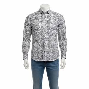 Camisas transpirables de algodón al 100 por ciento para hombre, ropa Formal informal de verano cómoda de tela suave ligera para uso diario de hombres - Product Image 1