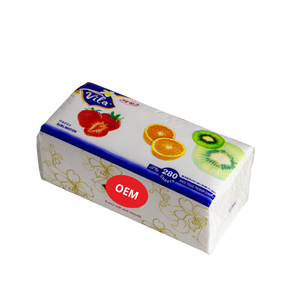 100% Virgin Wood Pulp 440 Sheets Vietnam Origin 4 Ply Custom Facial <b>Tissue</b> Embossing Roller VILA/OEM Pocket <b>Tissue</b> Home/Office - Product Image 3