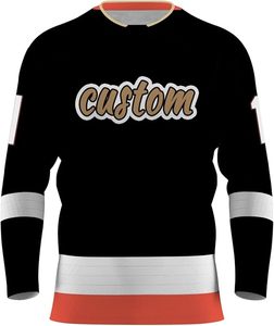 Jersey de hockey sobre hielo impreso por sublimación logotipo bordado personalizado equipo deportivo precio barato al por mayor - Product Image 4