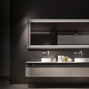 Mueble de Baño Moderno con Lavabo, Diseño de Lujo Vietnamita, Acabado en Melamina, Independiente y Elegante, Personalizado por JY Project - Product Image 3