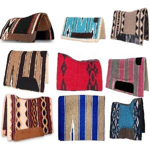 Tapis de selle western en laine fait main de qualité supérieure, tendance, avec couleur et taille personnalisables pour l'équitation - Product Image 6