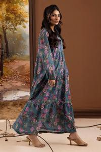 Robe de soirée d'été pour femmes vacances rayonne motif floral haute qualité couleur personnalisée toutes les tailles disponibles droits d'importation en gros - Product Image 4