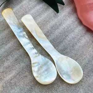 Exquisite Handcrafted Mother of Pearl Shell <b>Spoon</b> Multipurpose Caviar <b>Coffee</b>, Tea, and Dessert Stirring Utensil for Home & Gifts - Product Image 5