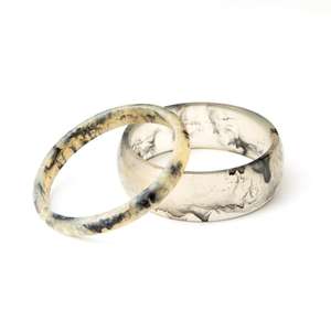 กำไลข้อมือแฟชั่นสไตล์คลาสสิกลายเรขาคณิตทำจากเรซินเป็นมิตรต่อสิ่งแวดล้อม - Product Image 5