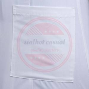 ขายส่งเสื้อคลุมห้องปฏิบัติการทางการแพทย์มืออาชีพโรงพยาบาลผ้าฝ้ายแขนยาวพยาบาลเสื้อคลุมห้องปฏิบัติการเครื่องแบบพร้อมกระเป๋า - Product Image 5