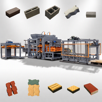 Boîte de vitesses de moteur de machine à briques entièrement automatique haute capacité QT12-15 |   Cycle rapide de 15 secondes |   Ligne de production clé en main pour le béton