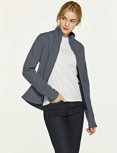 แจ็คเก็ตขี่ม้าผู้หญิงกันน้ำกันลมกันน้ำระบายอากาศขนาดพลัสไซส์พร้อมซิปปิดพิมพ์ลายขนาดปกติ - Product Image 4