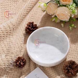 ชามเสิร์ฟสลัดผลไม้ทำจากหินอ่อนธรรมชาติสีขาวดีไซน์แฟนซีชามเสิร์ฟบะหมี่ญี่ปุ่น - Product Image 5