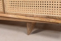 Meuble TV convertible de luxe moderne en bois massif, haute qualité, options personnalisables, pour téléviseurs 60-64 pouces, idéal salon et entrée - Vente chaude