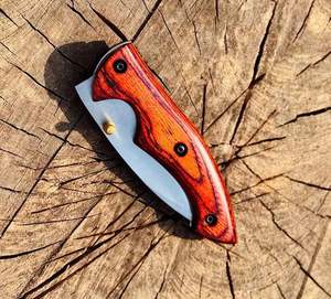 Navaja Plegable de Acero al Carbono Hecha a Mano, Superventas, Supervivencia, Bushcraft, Camping, Multiherramienta, Cuchillo de Bolsillo para Caza - Product Image 3