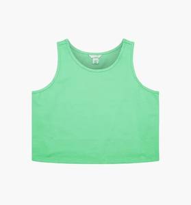 Gran oferta, camiseta sin mangas acanalada con logotipo personalizado de verano para mujer, Camiseta cómoda de secado rápido para mujer, camiseta sin mangas para correr y entrenamiento deportivo - Product Image 5