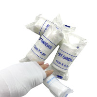 Pansement médical de premiers secours, bandage extensible, fabrication OEM, bandages élastiques respirants en PBT personnalisés, rouleau