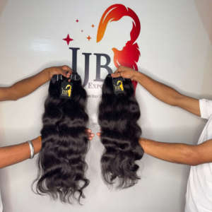 มัดผมหยักศกสำหรับวัดในอินเดียที่ยังไม่ได้แปรรูปผมต่อจากผู้บริจาคเดี่ยว - Product Image 1