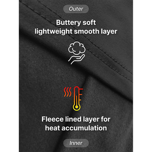 ชุดข้อต่อยาวคอโพลีเอสเตอร์ระบายความร้อนของผู้หญิงชุดชั้นในผ้ายืดอบอุ่นไร้รอยต่อสำหรับฤดูหนาว2ชิ้นตามสั่ง2025ได้ตามต้องการระบายอากาศ - Product Image 5