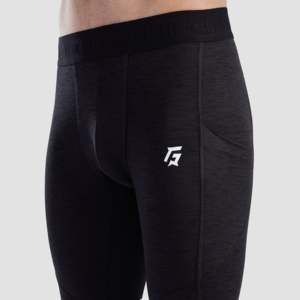 Leggings de compression pour homme GA 2.0 couleur charbon - Product Image 4