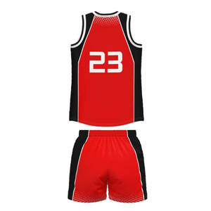 100% poliéster baloncesto Jersey uniforme Conjunto personalizado diseño pantalones cortos logotipo impreso verano estilo directo de fábrica venta al por mayor - Product Image 2