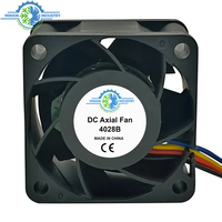 Ventilateur industriel à faible bruit BLDC 12V 4028B à flux Axial 40x40x28mm adapté aux engrenages VR Aquarium Roku routeurs Raspberry Pi Cosplay