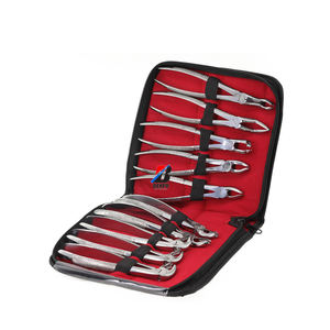 Forceps d'extraction dentaire en acier inoxydable pour adultes, lot de 10 pièces, haute qualité, certifié CE, classe I, pour dentistes - Product Image 1