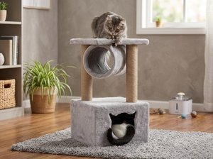 Acogedor Parque de Juegos Tipo Túnel para Gatos Modernos Curiosos - Product Image 3