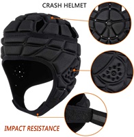 Casque de rugby et de football OEM pour l'entraînement, réglable, respirant, en EVA, protection de la tête, casquettes de scrum de haute qualité