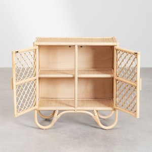 Mueble de Baño con Armario, Armario de Almacenamiento Natural, Aparador, Nuevo Diseño, Armario de Ratán - Product Image 3