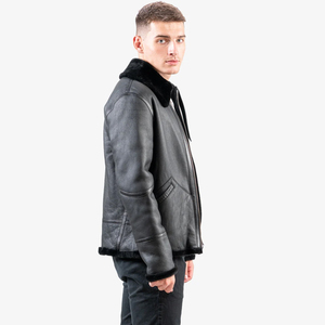 Chaquetas de cuero de vaca para hombre con cremallera delgada nueva moda abrigos casuales de cuero para hombre prendas de vestir chaquetas de cuero - Product Image 3