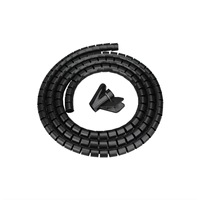 Protection spirale pour tuyau hydraulique, robuste, imperméable, en PE, pour câbles et tuyaux, diamètre intérieur 8 mm (MLXG)