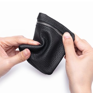 Ando Bag Genuine Cowhide Leather <b>Small</b> Bifold <b>Wallet</b> with Zipper Coin Pocket Card Slots and ID Window - Product Image 2