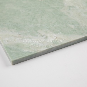 Piastrelle di marmo naturale verde menta di vendita calda del mosaico del <span class=keywords><strong>secolo</strong></span> per la decorazione dell'interno - Product Image 4