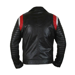 Unisex elegant leather <b>jacket</b> genuine leather outerwear <b>slim</b> <b>fit</b> fashion warm wear stylish design wholesale custom - Product Image 6