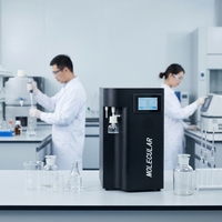 Système d'eau ultrapure à double sortie RO+UP, machine de déionisation de laboratoire produisant de l'eau ultrapure de type I et de l'eau pure RO, prix d'usine
