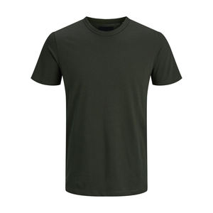 T-shirt unisexe décontracté à épaules tombantes en coton personnalisable avec logo imprimé Option col rond pour hommes vente en gros - Product Image 3