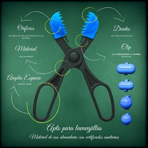 Set di 3 Padelle SAN IGNACIO (16CM, 20CM, 24CM) + Utensile Multiuso con 4 Stampi Intercambiabili + 20 Vassoi Portaoggetti - Product Image 4