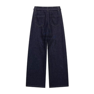 Ensemble 2 pièces en jean personnalisé pour femme – Veste cargo respirante en spandex/coton et jean taille haute – Tenue décontractée toutes saisons - Product Image 5