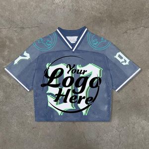เสื้อฟุตบอลอเมริกันแบบระบายอากาศได้ดี |   ชุดกีฬาทีมแบบกำหนดเอง แขนสั้น โพลีเอสเตอร์ 100% ป้องกันแบคทีเรีย แห้งเร็ว - Product Image 4