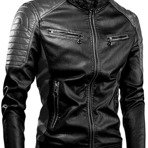Stylish High Quality Luxury Leather Men Leather Jacket Motorcycle Genuine Leather Jackets <b>Hot</b> Selling - Product Image 5