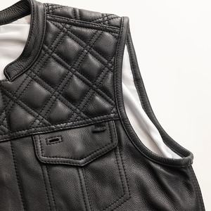 Chaleco de cuero de moto informal ligero de alta calidad para hombre con logotipo personalizado transpirable y para ropa exterior de bajo precio de invierno - Product Image 5