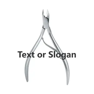 Herramientas de manicura de alta calidad, pinza para cutículas de uñas plateadas, cortador de cutículas profesional de acero inoxidable - Product Image 2