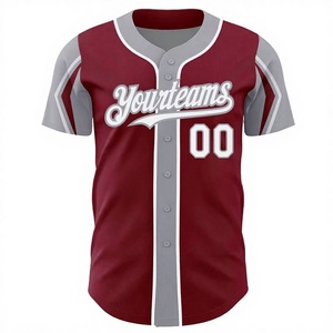 Latest Style Baseball Jersey Wholesale Baseball Jersey Team Wear Wholesale Baseball Jersey Low MOQ <b>Light</b> Weight Baseball Jersey - Product Image 1