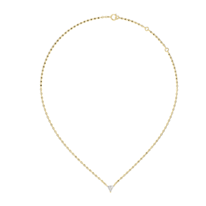 Collier pendentif en diamant CVD de laboratoire 0,74 CT VVS-VS-EF, or 18 carats, or rose 14 carats, or jaune, or blanc, chaîne élégante pour femmes - Product Image 2