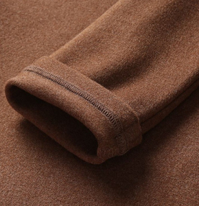 Oem Service Logo personnalisé Design Hommes Fond chaud à manches longues Température constante Hiver Impression décontractée 100% Coton - Product Image 4