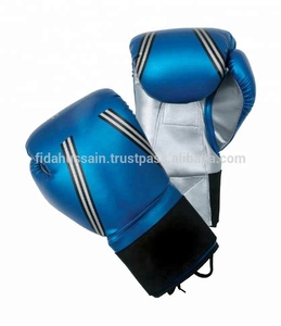 Guantes de boxeo más vendidos para profesionales Guantes deportivos de seguridad MMA Punching o competición Guantes de cuero de Pakistán - Product Image 5