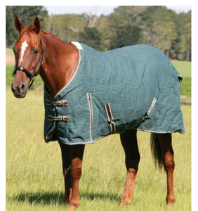 Manta de lana de lujo para caballo, de secado rápido, anti-sudor, transpirable, para establo ecuestre - Product Image 2