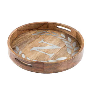 Handicraft Design <b>Wooden</b> <b>Serving</b> <b>Trays</b> for Food Server Fruits Tabletop Decorative Kitchenware Tableware Home <b>Serving</b> Deep <b>Tray</b> - Product Image 5