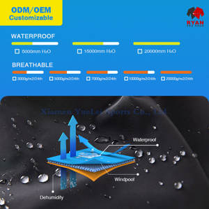 Chaqueta Softshell de Diseño Personalizado para Hombre, Cierre de Cremallera, Tejido Transpirable con Logotipo Personalizado, Servicio OEM - Product Image 2