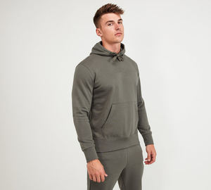 Survêtement 100% coton pour hommes, ensemble de 2 pièces, broderie personnalisée/impression en relief/impression 3DPuff - Product Image 5