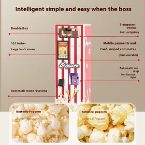 Máquina Expendedora Automática Inteligente Comercial, Operada con Monedas, para Palomitas de Maíz, Máquina Expendedora Eléctrica de Palomitas de Maíz - Product Image 3