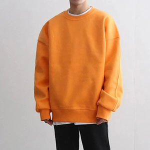 Sweat-shirt pour homme surdimensionné de qualité supérieure personnalisé OEM pour l'hiver, best-seller, sweat-shirt à col rond en polaire surdimensionné pas cher - Product Image 4